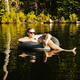 Illustration for article titled Report: 97% Of Inner Tube Occupants Agree It Doesn’t Get Any Better Than This